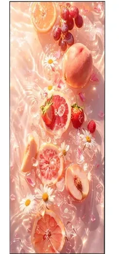 A DVXP Series poster showing fruit and flowers