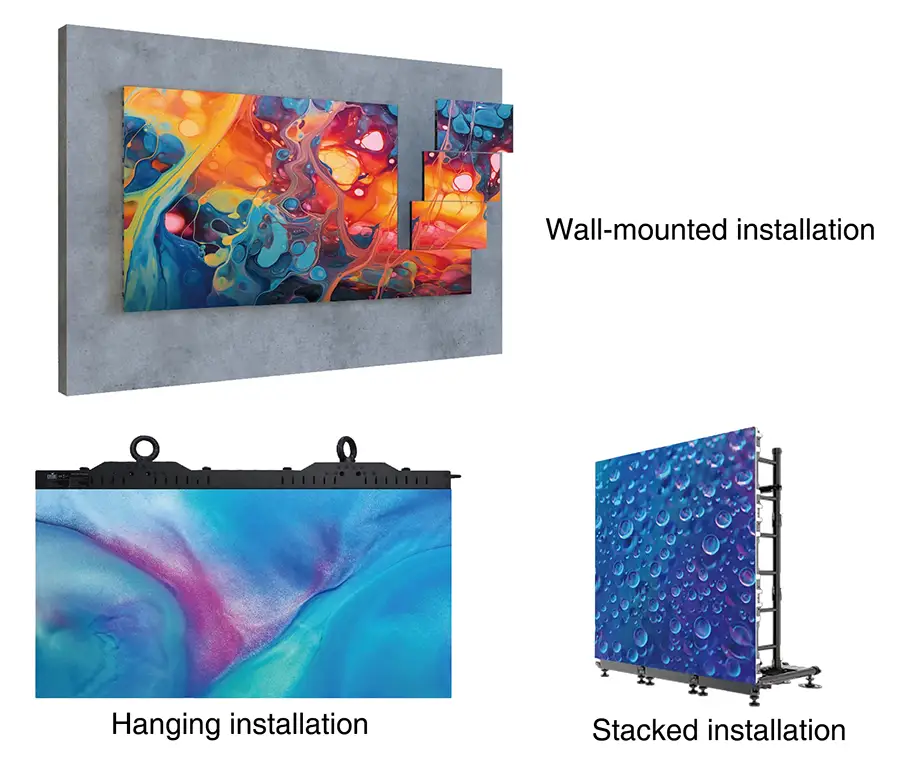 DVX-Series LED Video Wall mounting installation