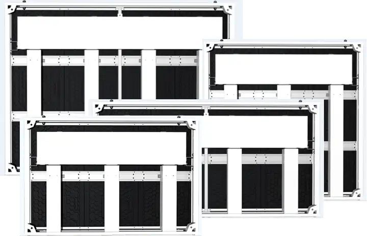 DVNS LED Series sizes